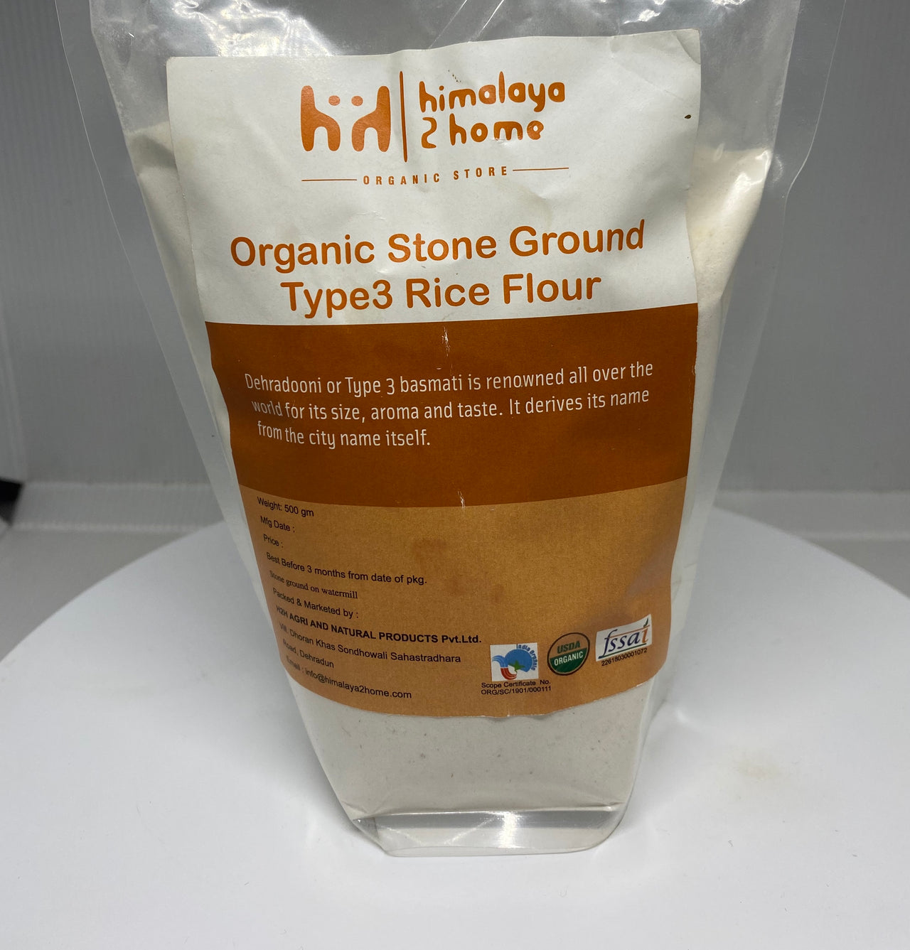 Rice Flour - Type 3 Dehraduni Basmati (500 grams)