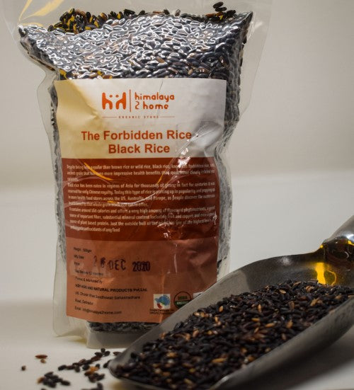 The Forbidden Rice - Black Rice (Chakhao Poireiton ) - 500 GMS