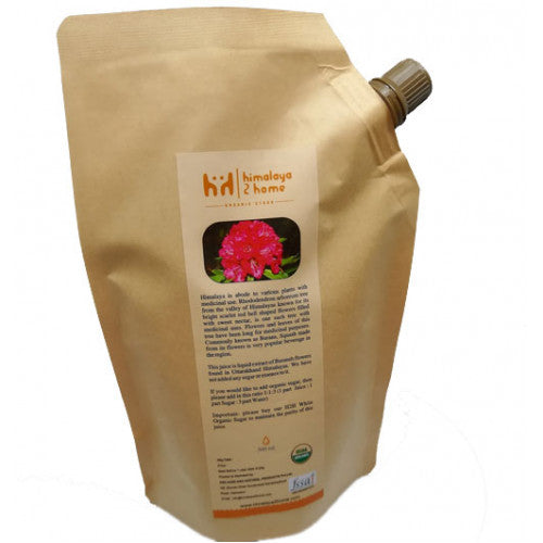 With sugar - Pure Rhododendron (Buransh) Juice  - 500ML