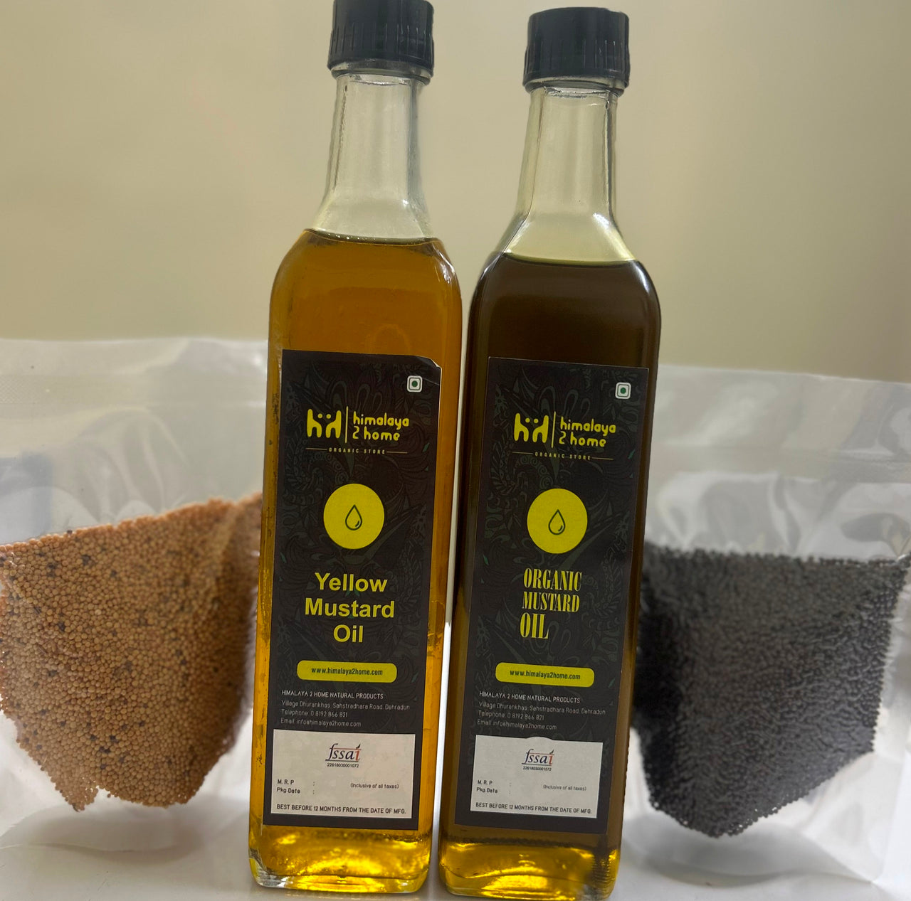 Mustard Oil Combo - Yellow and Black